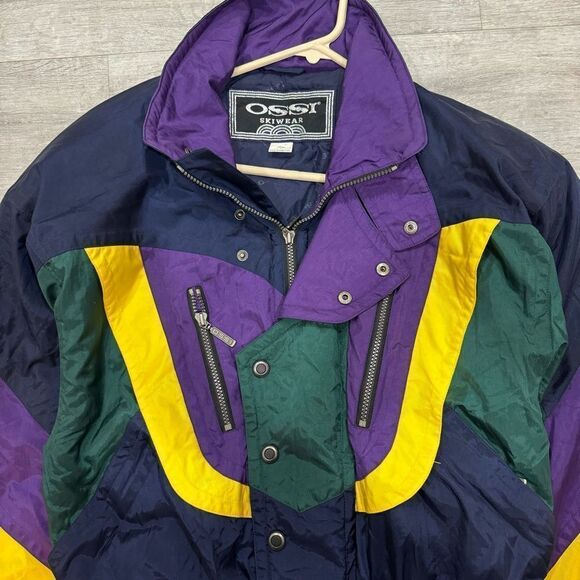 Vintage 80’s OSSI Skiwear One Piece Ski Snowboard Suit Retro Men's size large - Picture 8 of 14